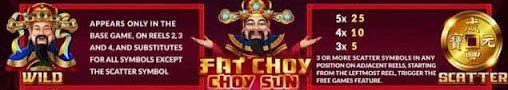 รีวิวเกมสล็อต Fat Choy Choy Sun ค่าย slotxo อัตราการจ่ายที่ค่อย