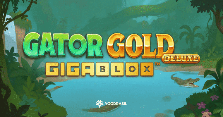 รีวิวเกม Gator Gold Deluxe Gigablox ของค่าย Yggdrasil จากเว็บ AMB888VIP