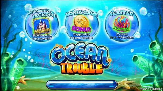 รีวิวเกมสล็อต Ocean Trouble ทางเข้า fullslot มหาสมุทร แตกง่ายปี2021
